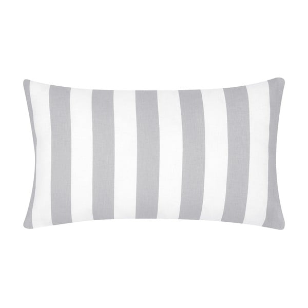 Sivo-bijela pamučna jastučnica Westwing Collection, 30 x 50 cm