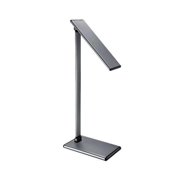 Siva stolna lampa s LED svjetlom SULION Hawking-image-1