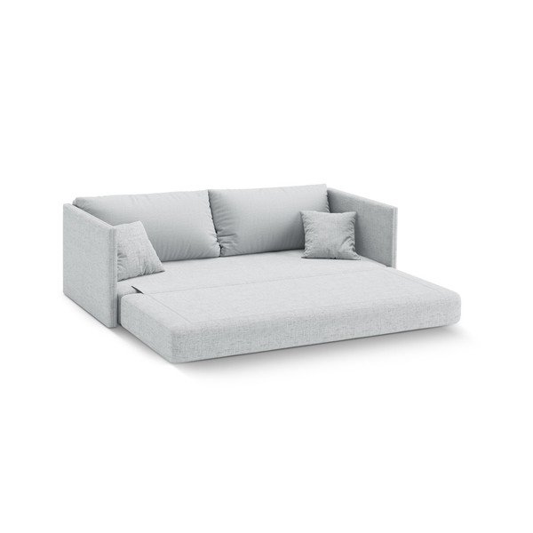 Svijetlo siva sklopiva sofa od šenila 209 cm Shannon – Cosmopolitan Design-image-2