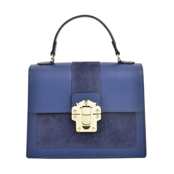 Plava kožna torbica Isabella Rhea Misso