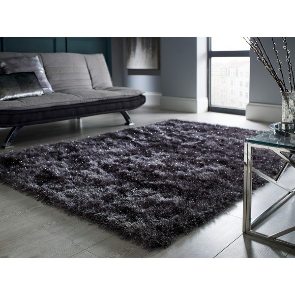 Tamno sivi tepih Flair Rugs Dazzle Charcoal, 160 x 230 cm-image-1