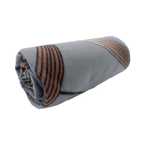 Siva deka od flisa 150x200 cm Gold Ribbon – JAHU collections