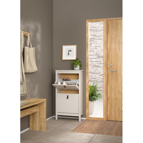 Sivo-bež preklopni ormarić za cipele Madrid – Tvilum-image-4