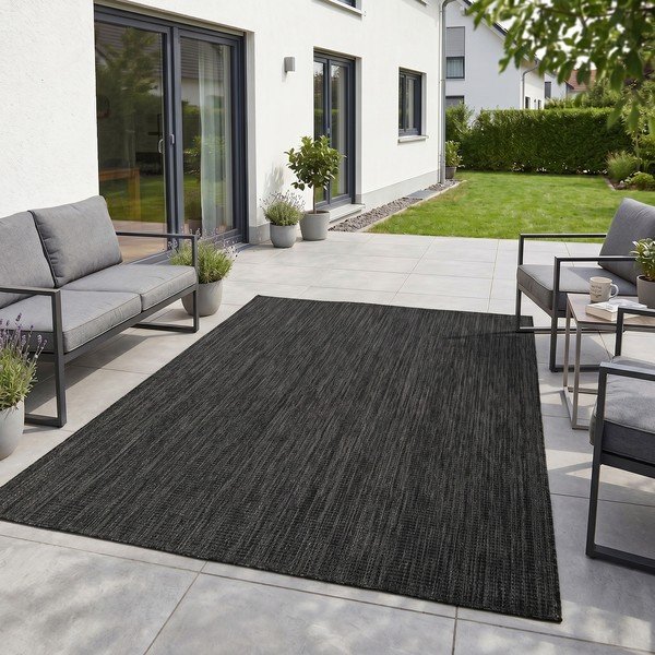 Crni unutarnji i vanjski tepih 120x170 cm Mira 1450 – Ayyildiz Carpets-image-1