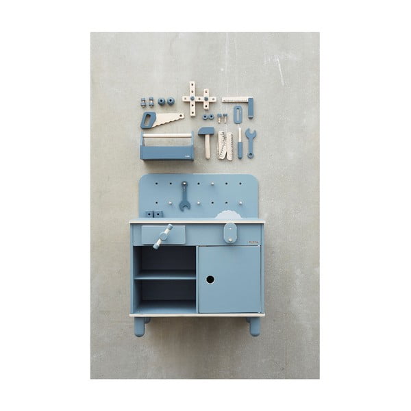 Plava dječja radionica Flexa Play The Workbench-image-2