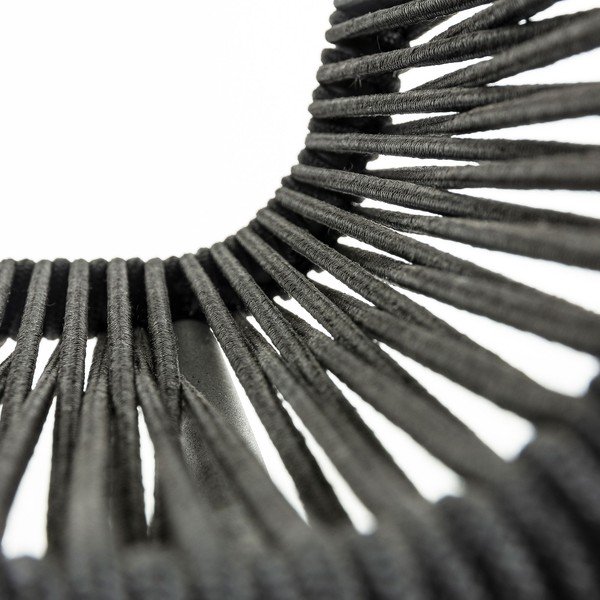 Crna vrtna stolica sa čeličnom konstrukcijom Kave Home Glenville-image-4