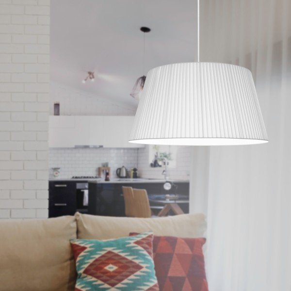 Bijela stropna svjetiljka Sotto Luce KAMI, Ø 54 cm-image-1