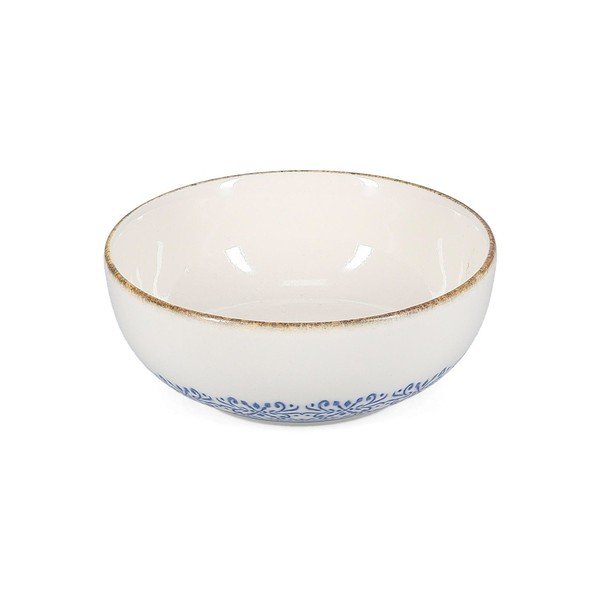 Bijela/plava porculanska zdjelica za juhu 710 ml Azul – BonBistro