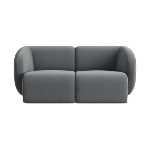 Siva baršunasti sofa 174 cm Lani – Makamii