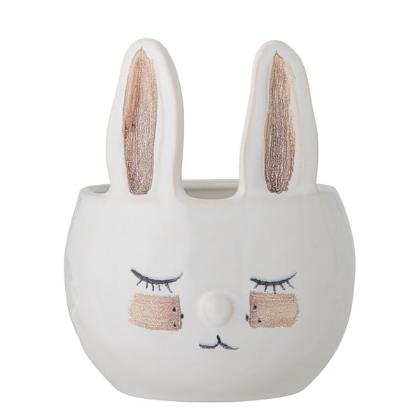 Glinena ručno oslikana ukrasna tegla za cvijeće ø 15 cm Villja – Bloomingville Mini