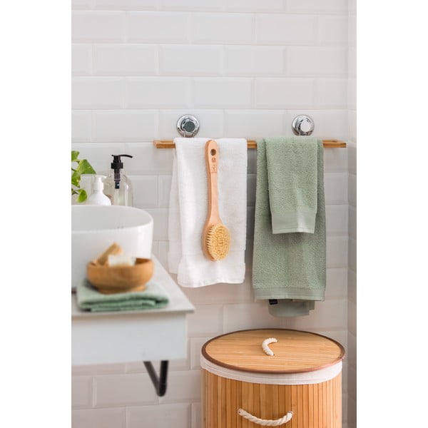 Okrugla košara za rublje od bambusa Compactor Round-image-2