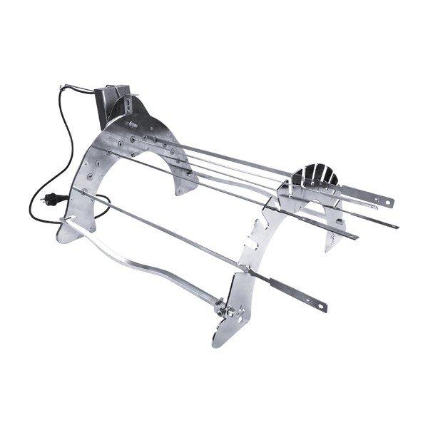 Držač za roštilj od kromiranog čelika Rotisserie Set – Remundi