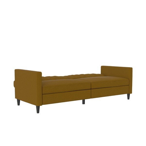 Žuta  sklopiva sofa 86 cm Celine – Støraa-image-4