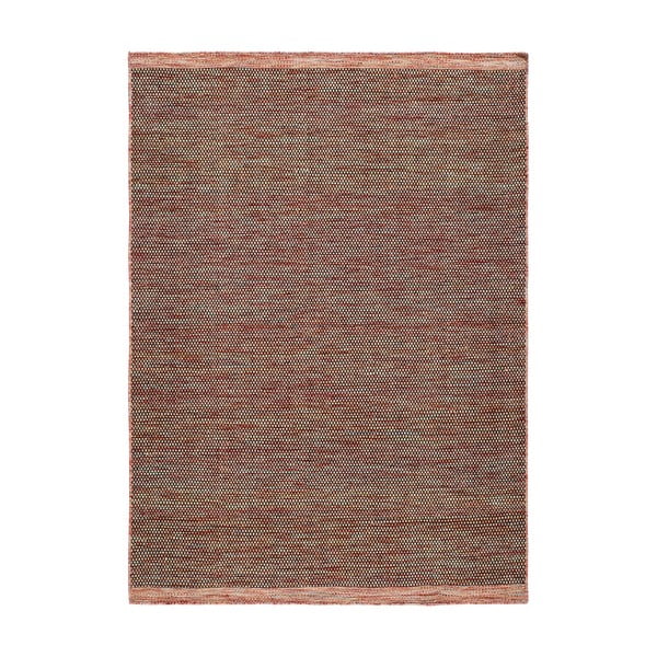 Crveni vuneni tepih Universal Kiran Liso, 160 x 230 cm