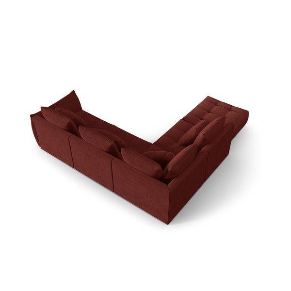 Crvena kutna garnitura (s lijevim kutom) Bloom – Micadoni Home-image-3