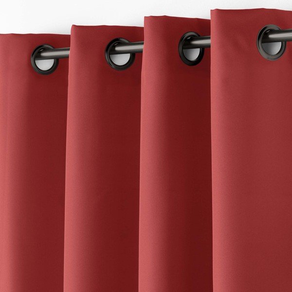 Crvena zavjesa 140x180 cm Essentiel – douceur d'intérieur-image-2