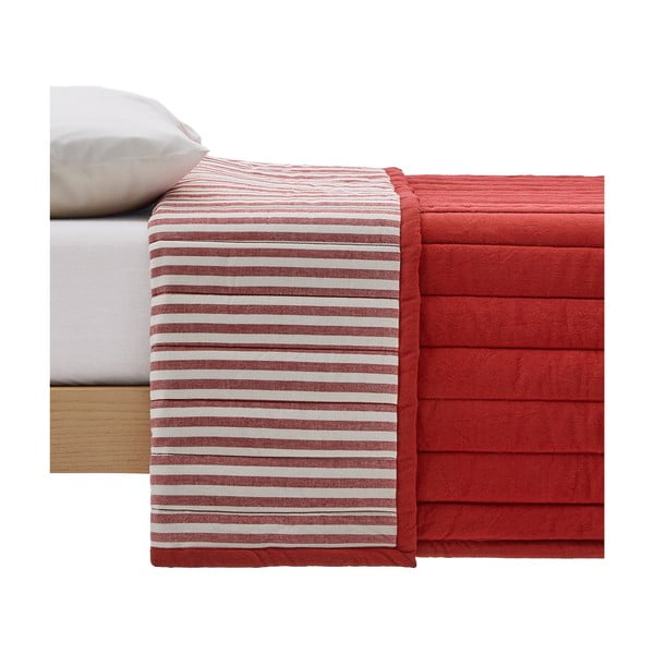 Crveni prošiven prekrivač od organskog pamuka 180x240 cm Sini – Kave Home