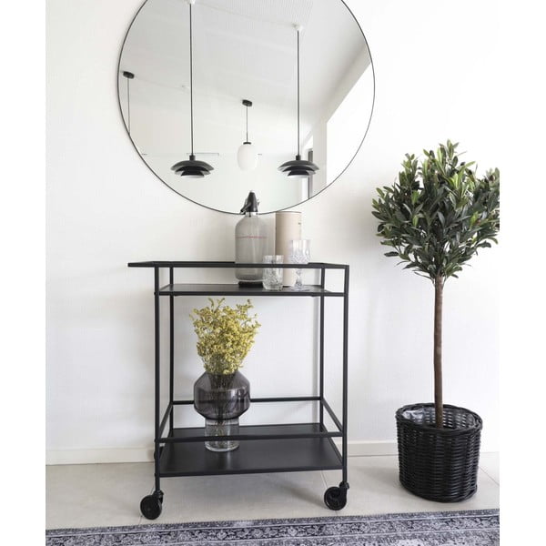 Crna bar kolica sa čeličnom konstrukcijom House Nordic Vita-image-1