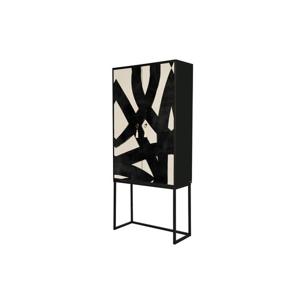 Crni/bež ormarić 75x164,5 cm Alva – Really Nice Things-image-2