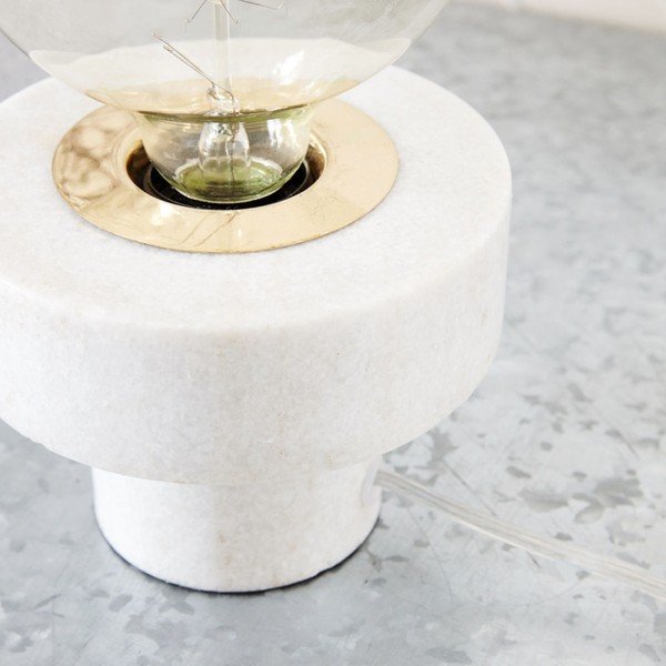 Stolna lampa House Doctor White Marble-image-3