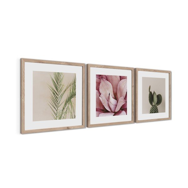 Tiskane slike u setu 3 kom s okvirom 30x30 cm Fresh – Styler-image-4