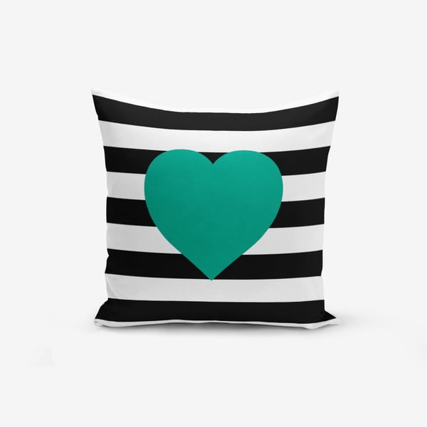 Pamučna ukrasna jastučnica Minimalist Cushion Covers Striped Green, 45 x 45 cm