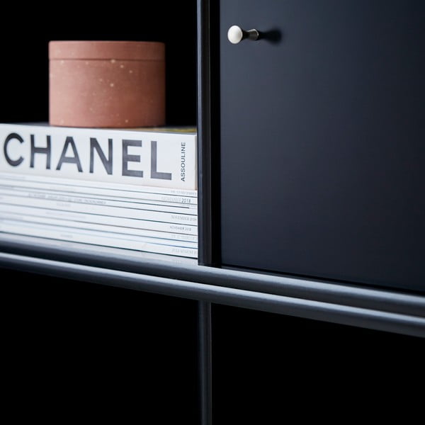 Crni modularni sustav polica 68,5x69 cm Mistral Kubus - Hammel Furniture-image-4