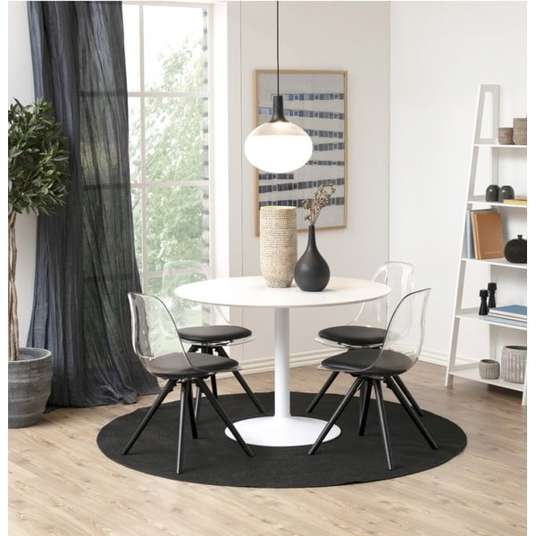 Bijeli okrugli blagovaonski stol Actona Ibiza, ⌀ 110 cm-image-1