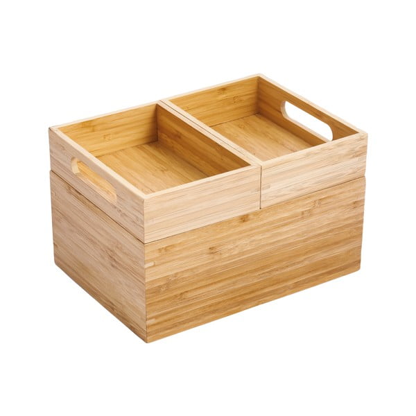 Kupaonski organizator od bambusa za kozmetiku u prirodnoj boji Isalys – MSV-image-3