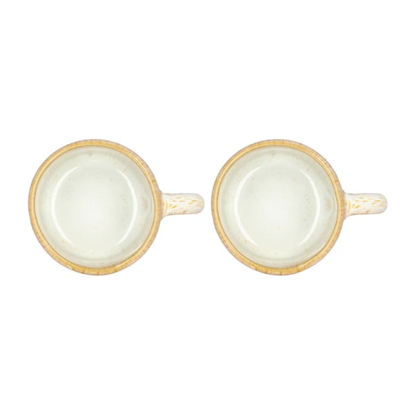 Krem šalice u setu 2 kom za espresso od kamenine 80 ml Styles – Villa Collection-image-3