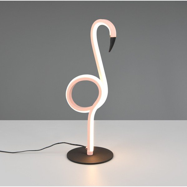 Ružičasta LED stolna lampa (visina 35 cm) Ingo – Reality-image-1