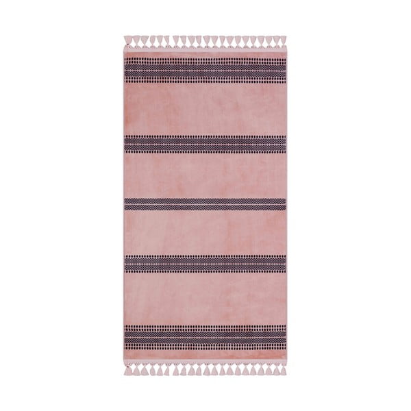 Ružičasti perivi tepih 180x120 cm - Vitaus