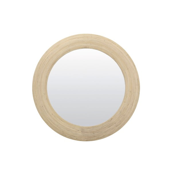 Zidno ogledalo s okvirom od ratana ø 109,5 cm Piedre – Light & Living