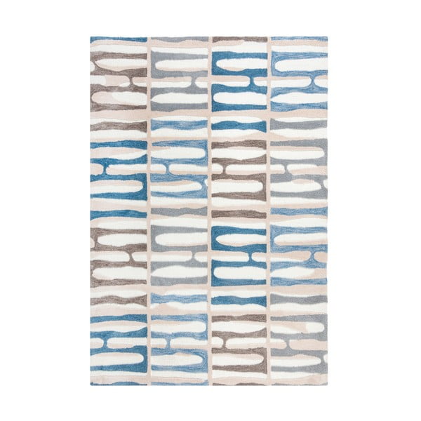 Plavi tepih Flair Rugs Abstract Stripe, 160 x 230 cm