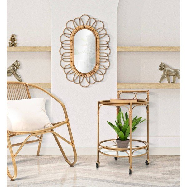 Metalni stol za serviranje na kotačima ø 51 cm Panama - Mauro Ferretti-image-1