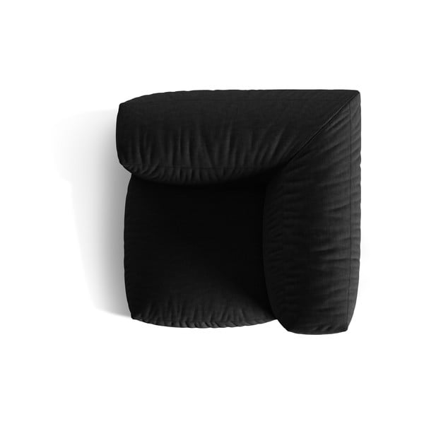 Crna modularna sjedeća garnitura (promjenjiva) Martina – Micadoni Home-image-4