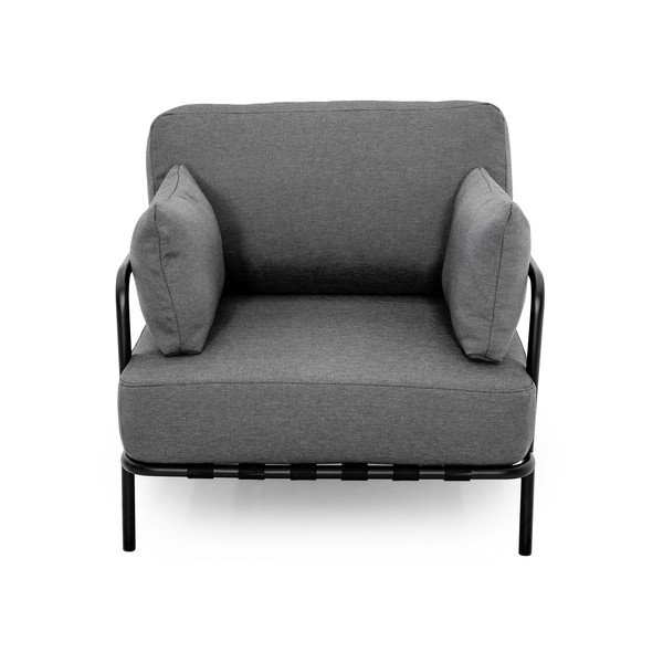 Tamno siva podstavljena vrtna fotelja Salve – Sit Sit-image-2