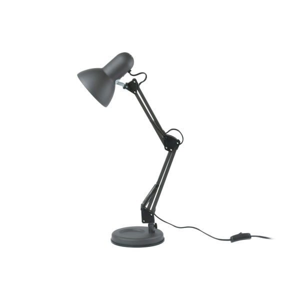 Crna stolna lampa Leitmotiv Hobby, ø 12,5 cm