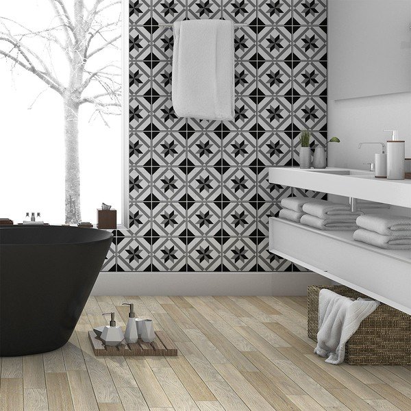 Set od 30 zidnih naljepnica Ambiance Azulejos Lucida, 15 x 15 cm-image-4