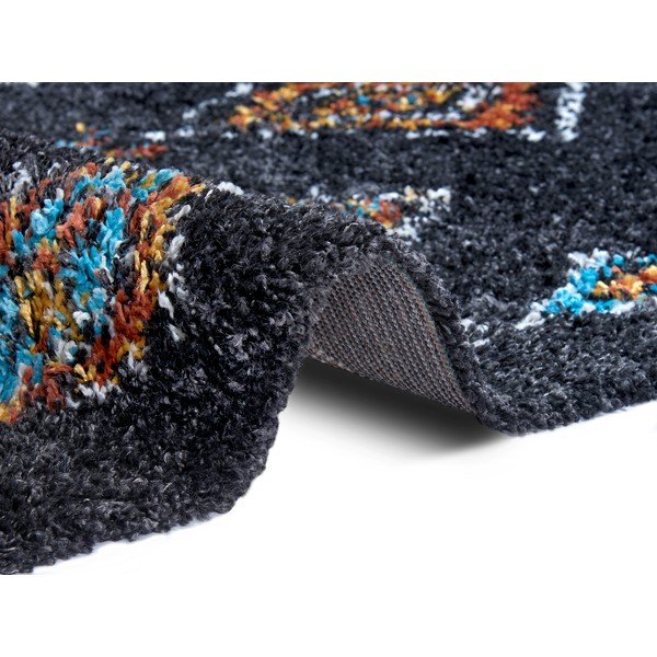 Crni tepih metvice Phoenix, 80 x 150 cm-image-1