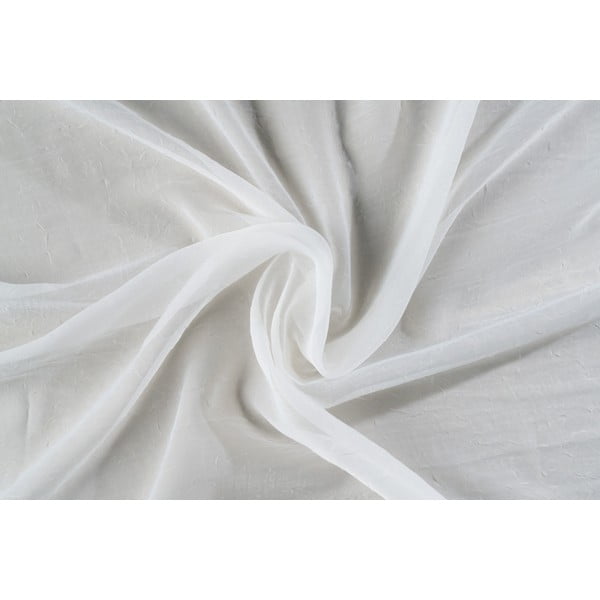 Bež prozirna zavjesa od voila 140x245 cm Crush – Mendola Fabrics-image-2