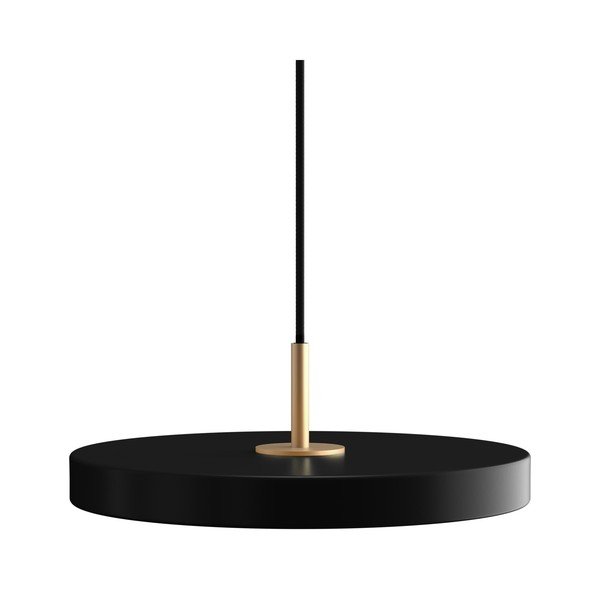 Crna LED viseća svjetiljka s metalnim sjenilom ø 31 cm Asteria Mini – UMAGE