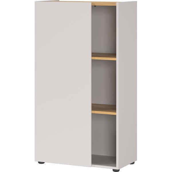 Krem biblioteka u dekoru hrasta 61x110x34 cm Adrano – Germania-image-2