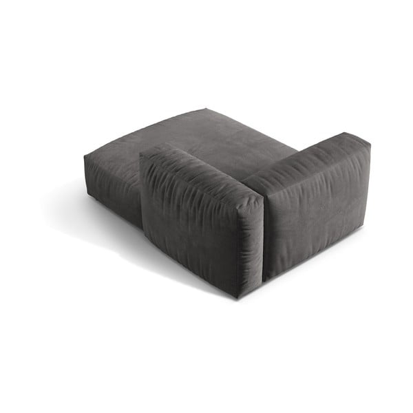 Siva baršunasti modularna sjedeća garnitura (s desnim kutom) Martina – Micadoni -image-2