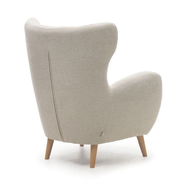 Bež wing fotelja Patio – Kave Home-image-4