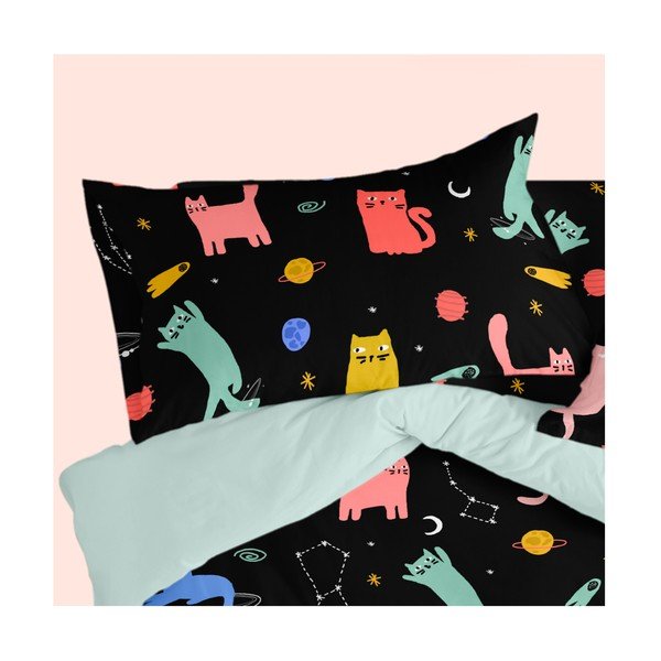 Jastučnice u setu 2 kom 50x75 cm Cosmic cats – Aware-image-1