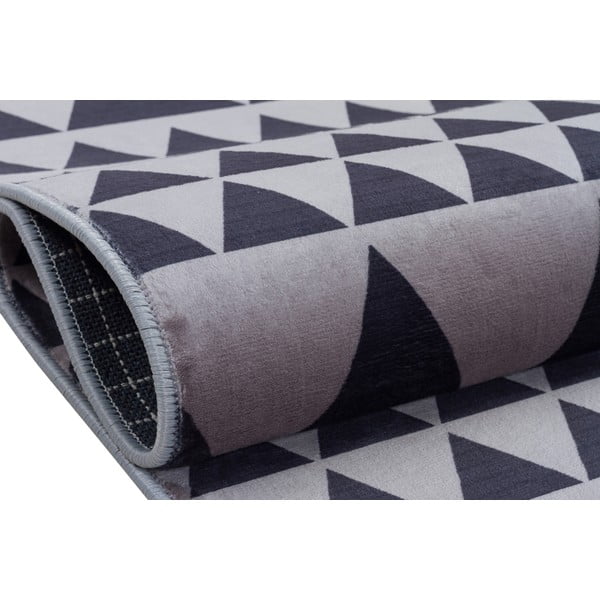 Sivi perivi tepih 180x120 cm - Vitaus-image-3