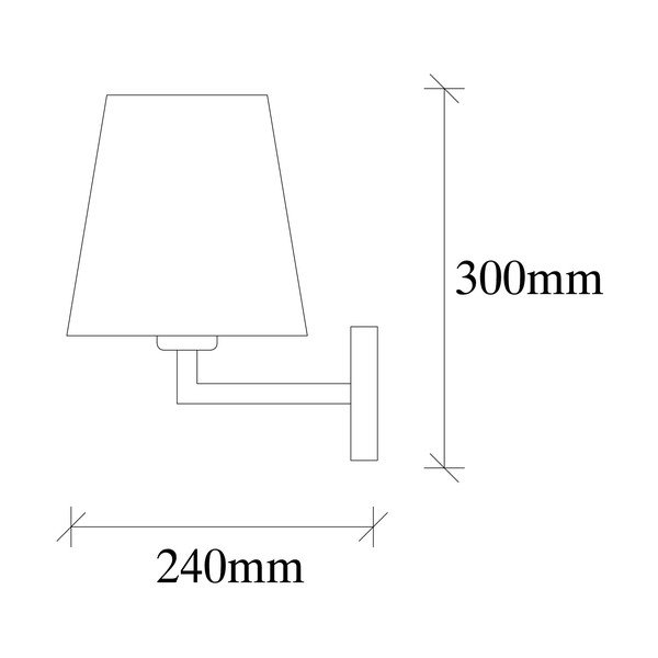 Bež/u zlatnoj boji zidna lampa ø 18 cm Profil – Opviq lights-image-4