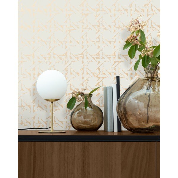 Stolna lampa zlatne boje s metalnim sjenilom (visina 28 cm) Mahala - Kave Home-image-2