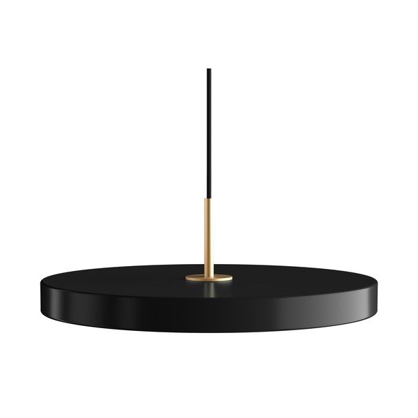 Crna LED viseća svjetiljka s metalnim sjenilom ø 43 cm Asteria Medium – UMAGE